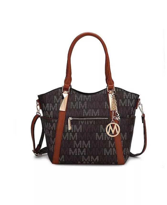 

Сумка-тоут Jeneece M Signature от Mia K Mkf Collection, коричневый