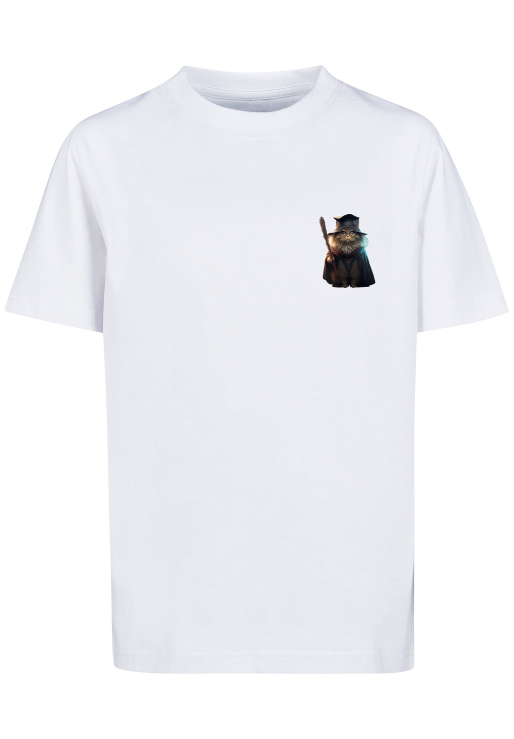 

Футболка F4NT4STIC Wizard Cat UNISEX TEE, белый