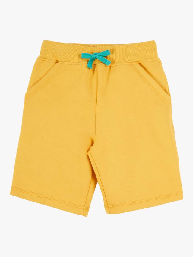 

Детские однотонные шорты samson из органического хлопка Frugi, цвет Bumblebee