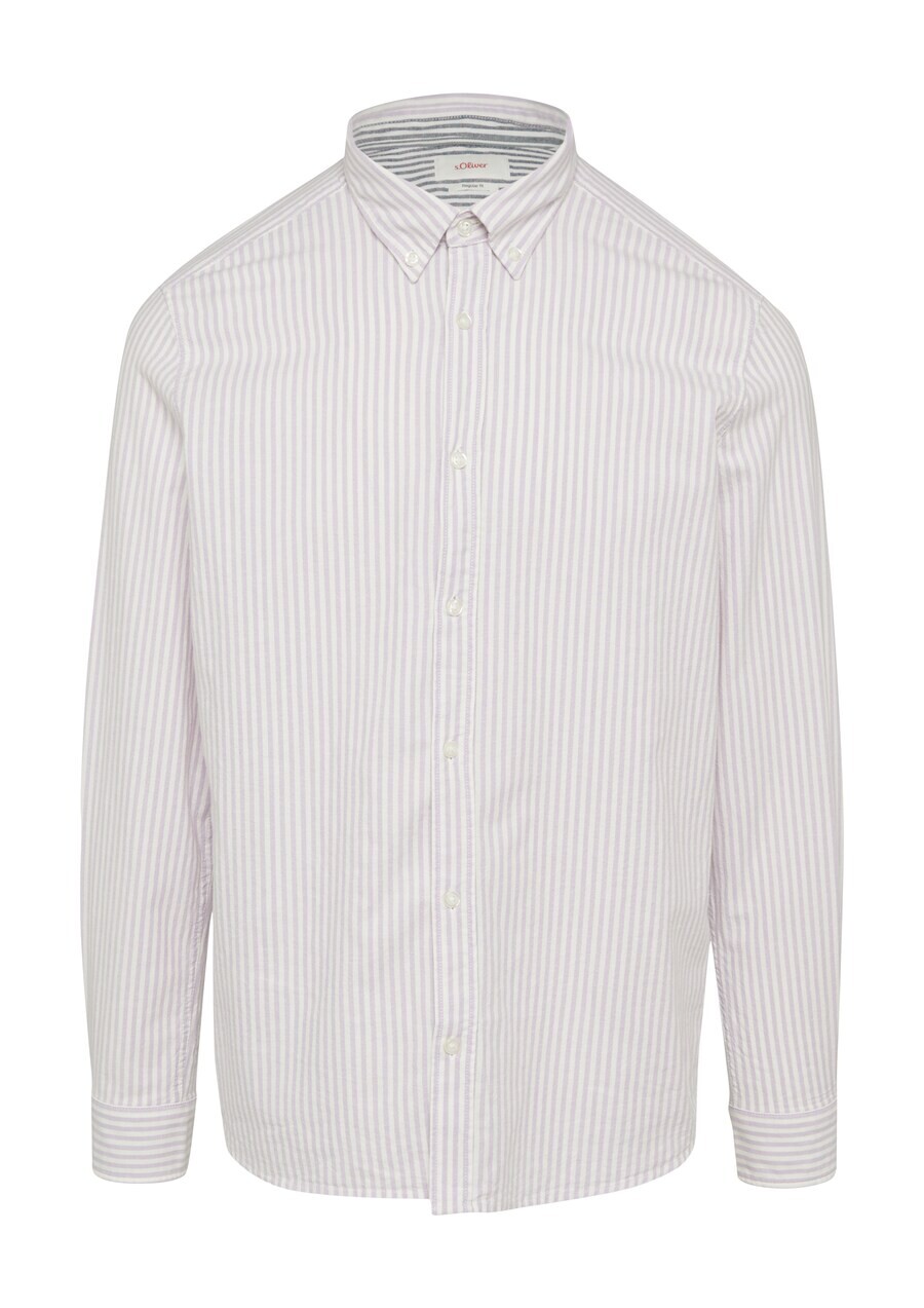 

Повседневная рубашка s.Oliver Regular fit Button Up Shirt, белый