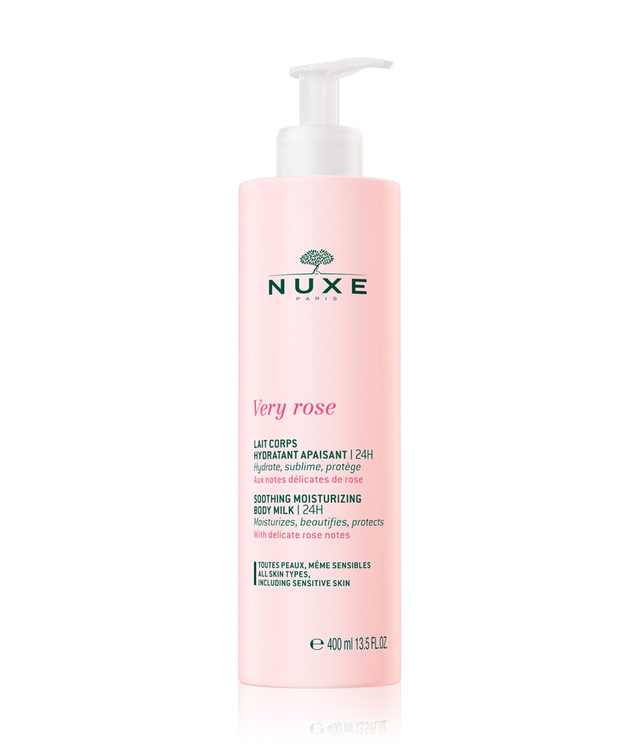 

Крем для тела NUXE Very Rose Soothing Moisturizing Body Milk, 400 ml