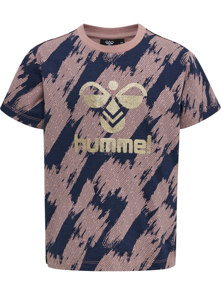 

Футболка Hummel T-Shirt S/S Hmlemerson Mädchen, цвет WOODROSE
