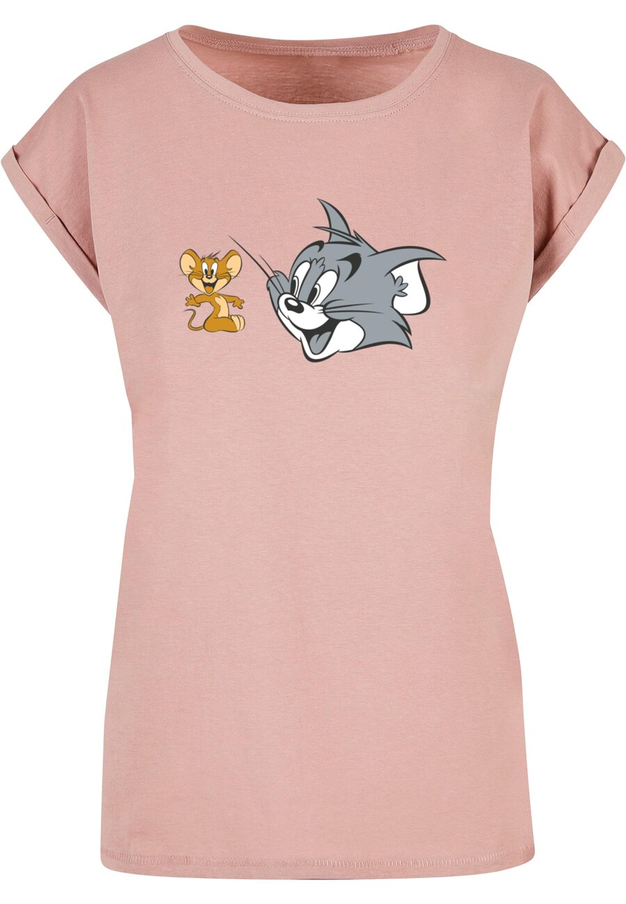 

Футболка ABSOLUTE CULT Shirt Tom And Jerry - Simple Heads, бежевый