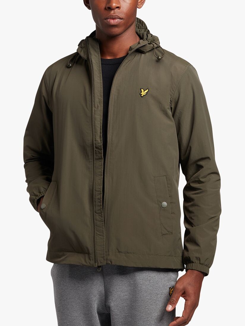 

Куртка Lyle & Scott на молнии с капюшоном, оливковая, Зеленый, Куртка Lyle & Scott на молнии с капюшоном, оливковая