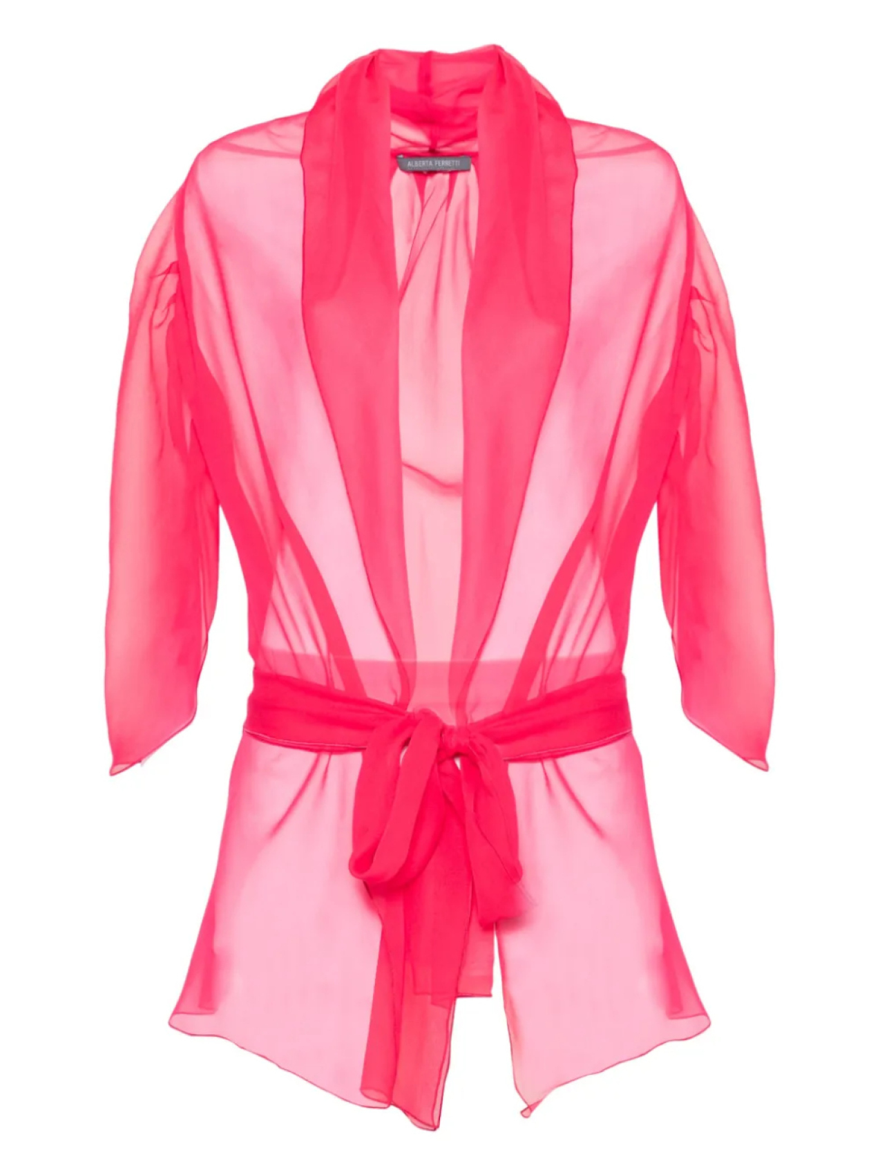 

Шелковый пиджак Alberta Ferretti, розовый
