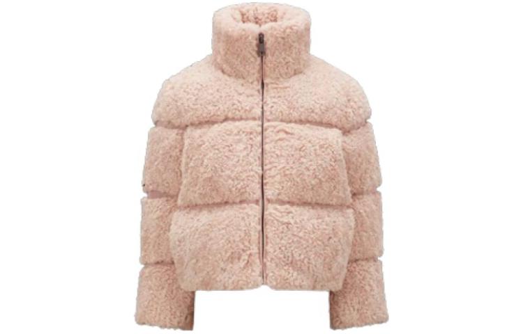 Moncler Детские куртки и пальто розового цвета — фото 3