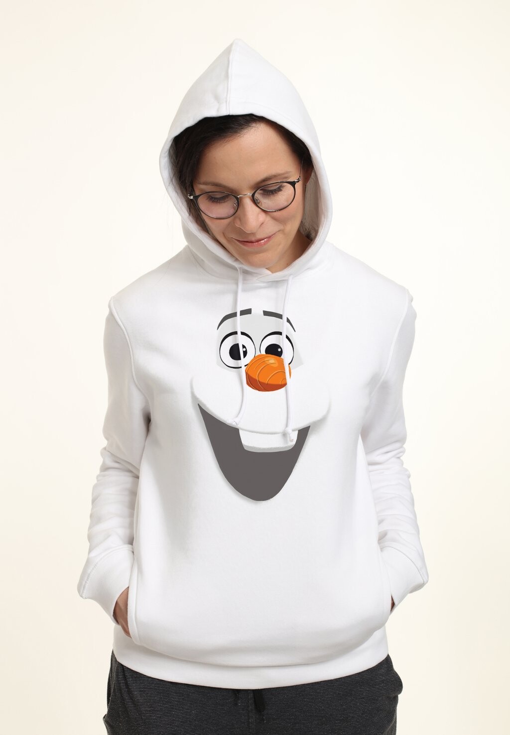 

Толстовка с капюшоном FROZEN OLAF FACE Disney, белый