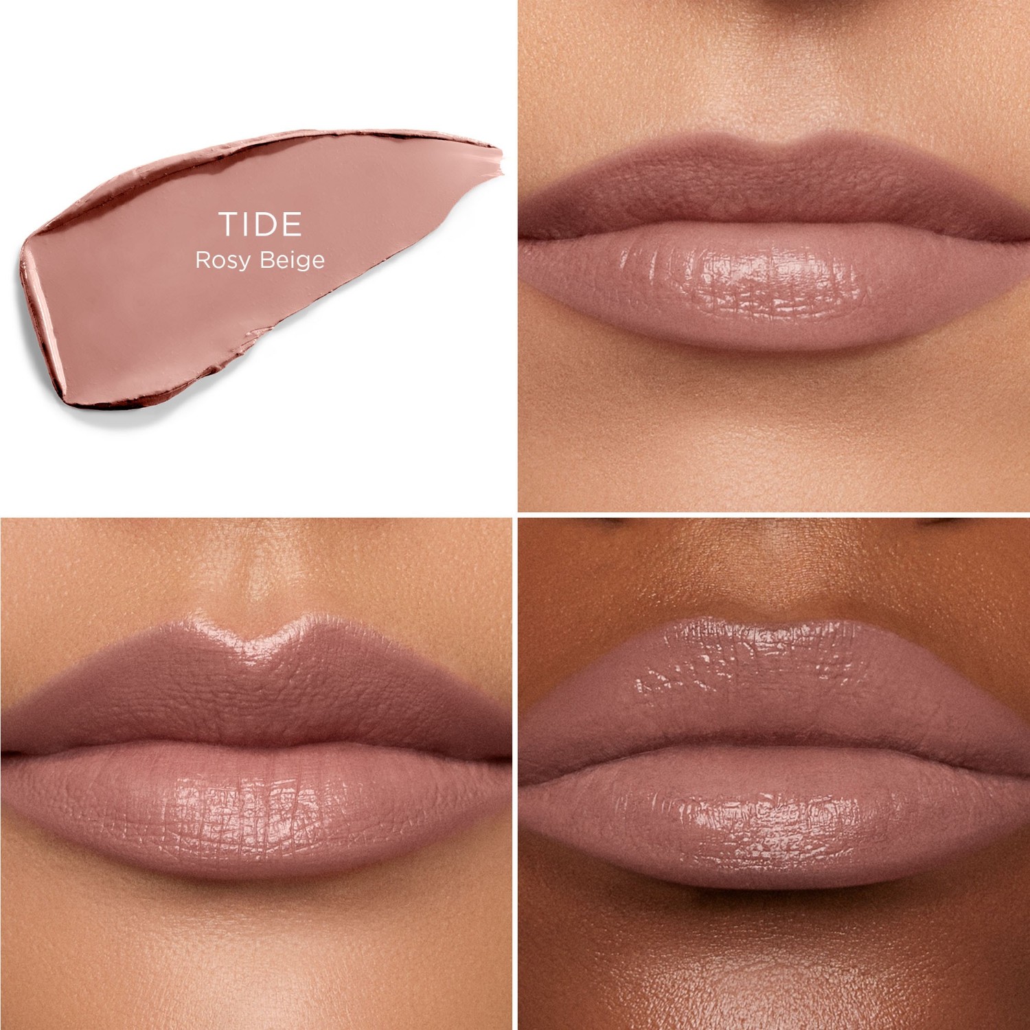 Помада для губ unlocked unlocked satin crème lipstick Hourglass, 302 - tide, вес 4 гр. — фото 3