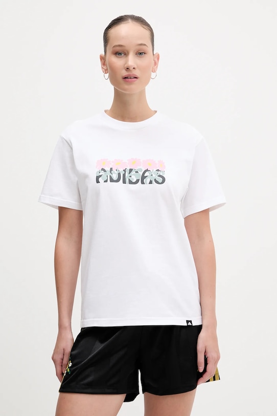 

Мягкая хлопковая футболка Adidas, белый