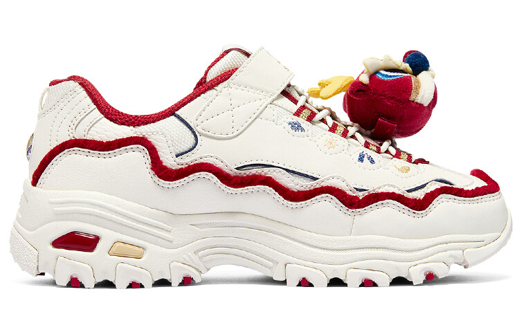 Кроссовки Skechers Kids Lifestyle Shoes GS Low-top White/Red, белый/красный — фото 2