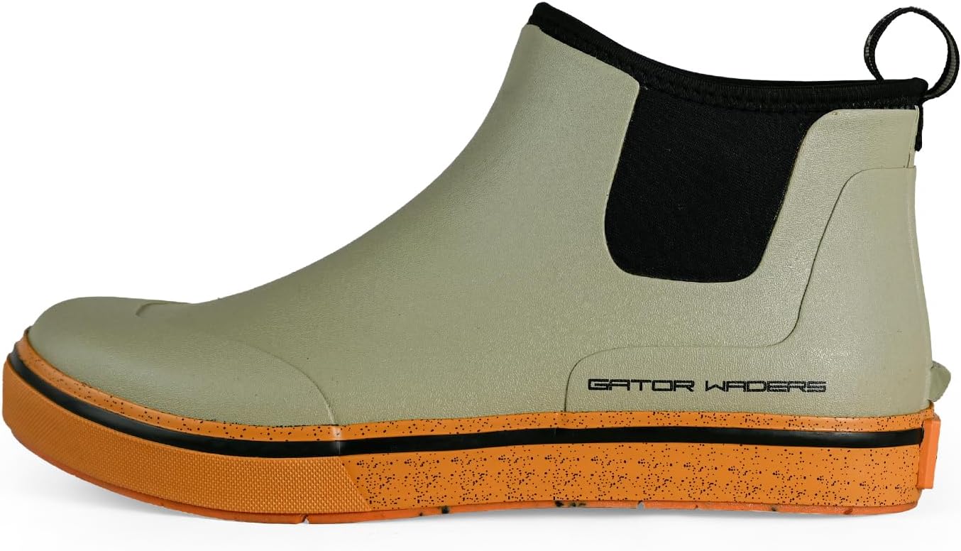 

Мужские болотные сапоги Gator Waders - прочные водонепроницаемые ботинки до щиколотки с неопрена, устойчивые к скольжению, для кемпинга, рыбалки и походов, Gravel