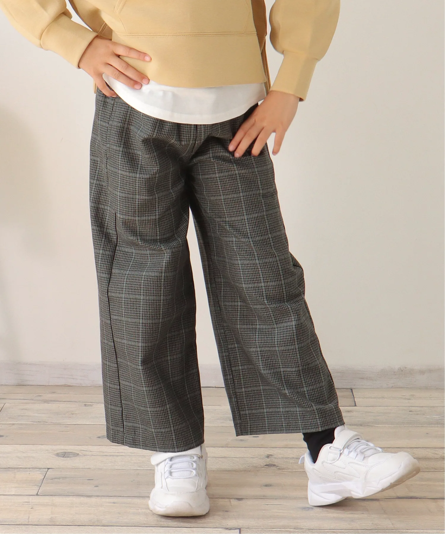 Широкие брюки с поясом (120-160 см) Ikka, Dark Gray