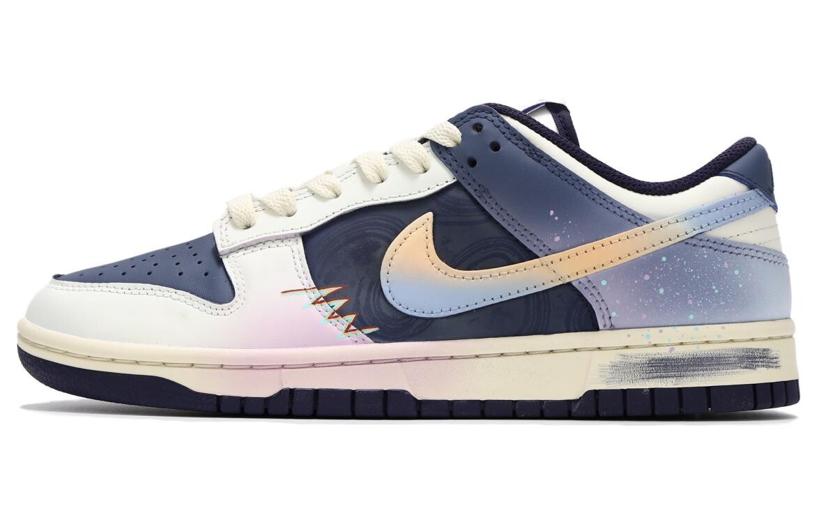 

Кроссовки Nike Dunk Skateboarding Shoes Women's Low-top Midnight Blue, синий