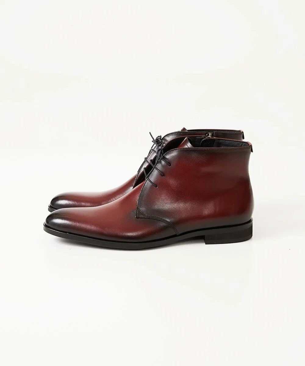 Ботинки-чукка с боковой молнией Michel Klein Homme, purple — фото 2
