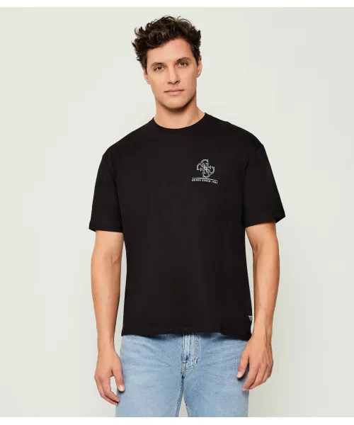 

Футболка Classic fit Guess Jeans, черный