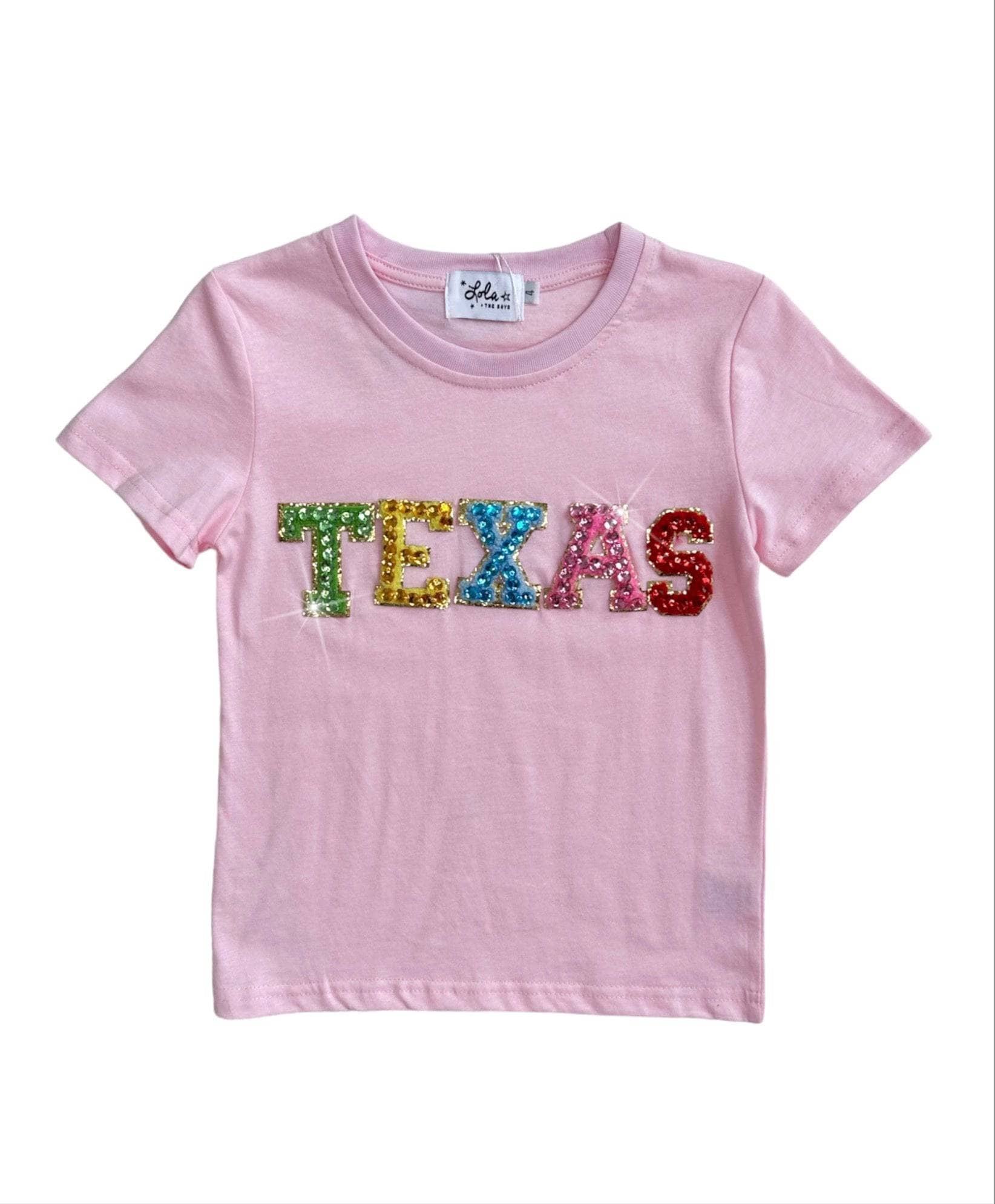 

Футболка Texas Gem Lola + The Boys, розовый