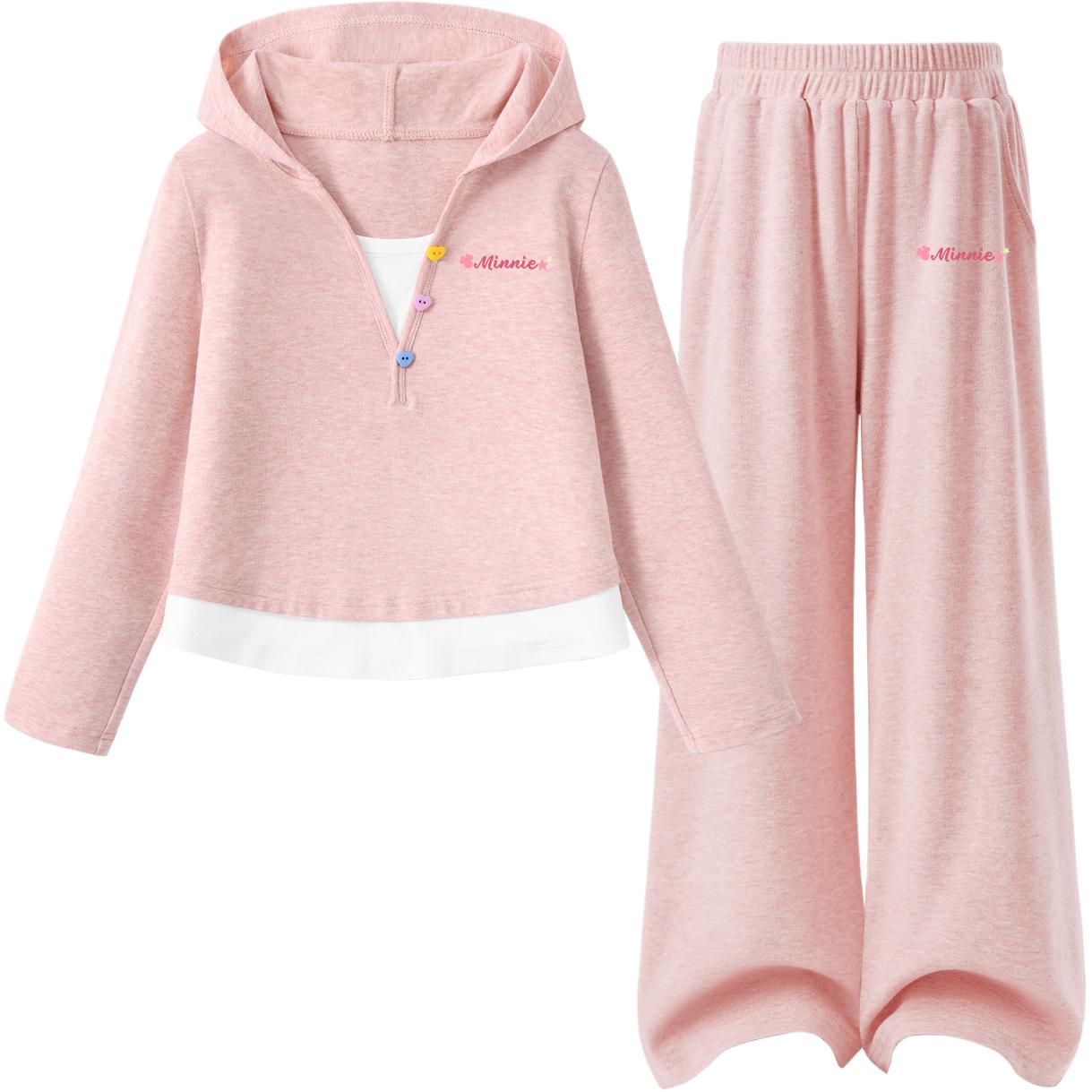 

Детская повседневная спортивная одежда Disney, розовый