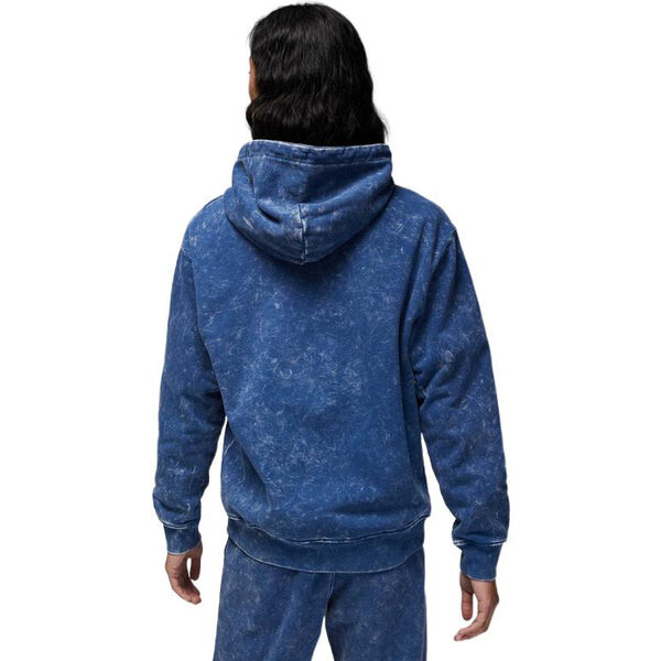 Толстовка Air Jordan Tie Dye Drawstring Hoodie Men's Blue, синий — фото 4
