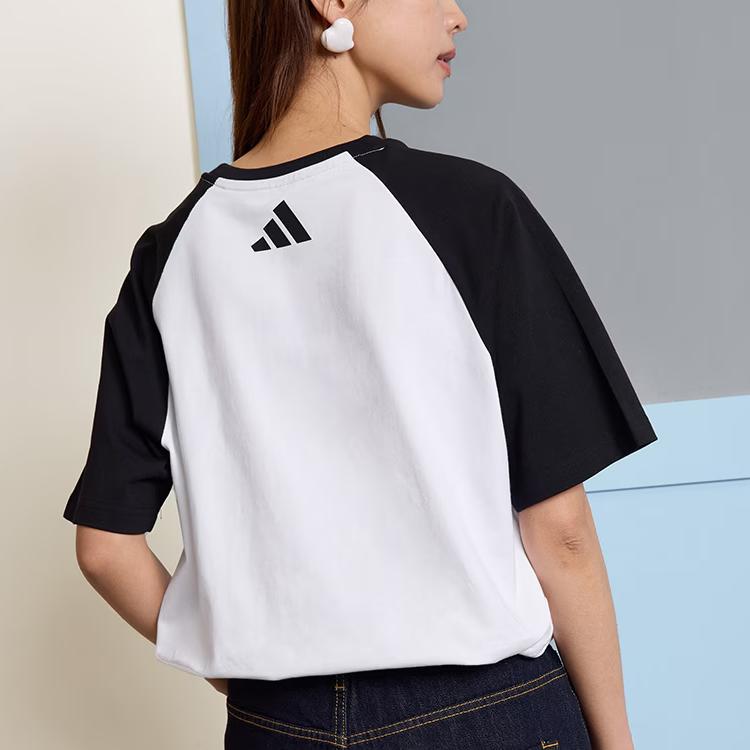 Adidas Футболка Unisex белая/черная — фото 4