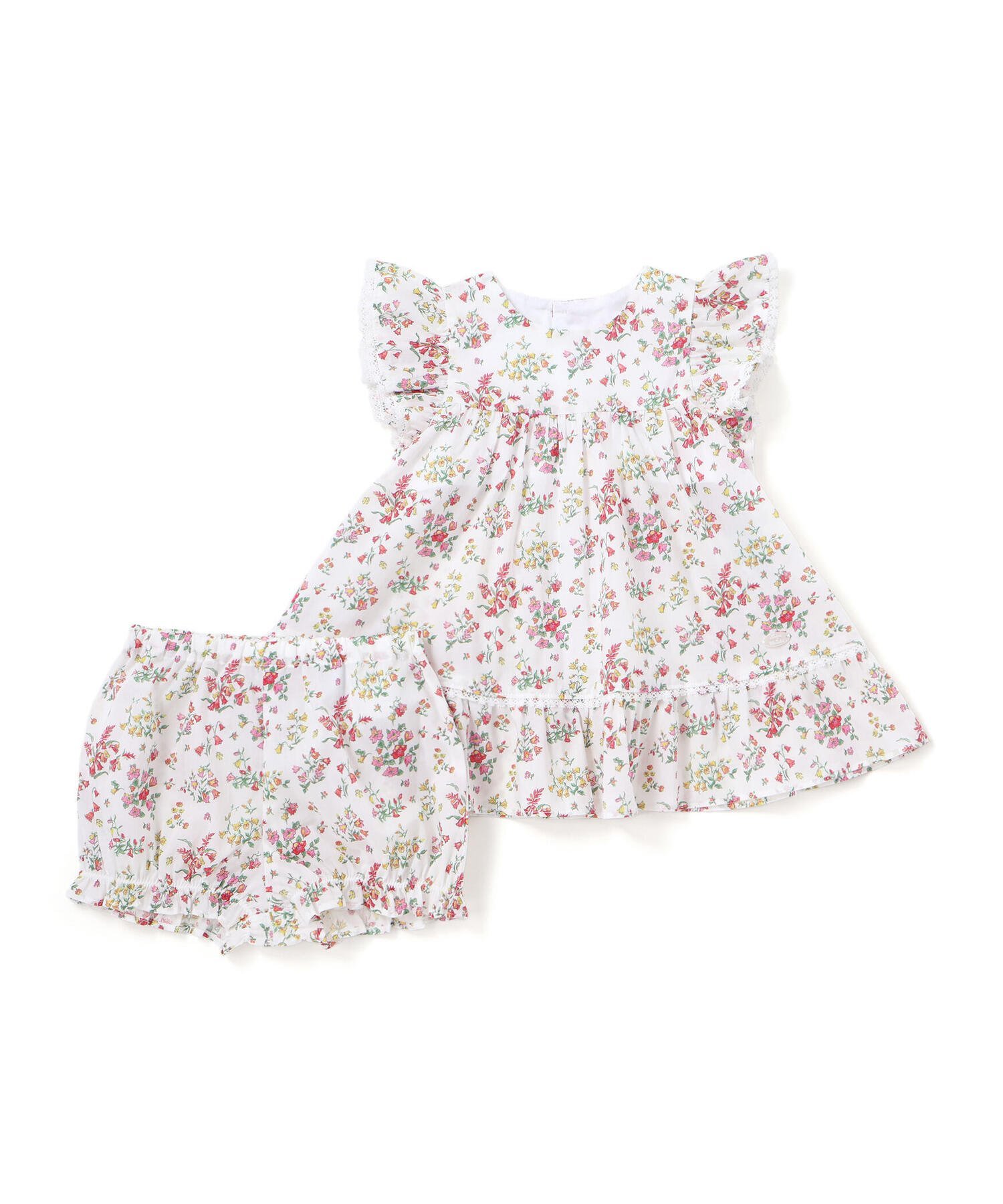 Платье и трусики Liberty (BluebellFields) Tana Lawn с принтом для младенцев (70-90 см) Tartine et Chocolat, Red
