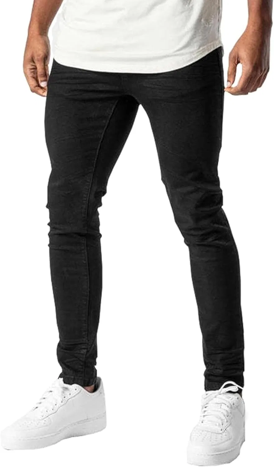 Джинсы скинни Slim Fit Black — фото 3