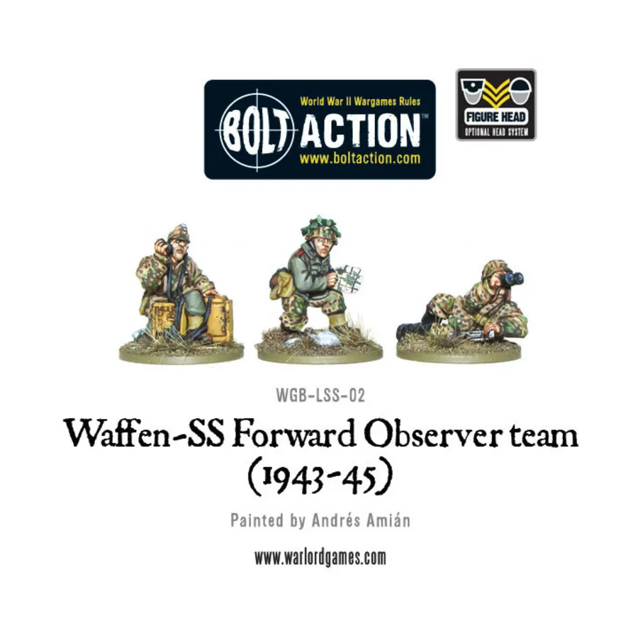 

Ваффен-СС — передовая группа наблюдателей, Bolt Action - German - Waffen-SS (28mm)