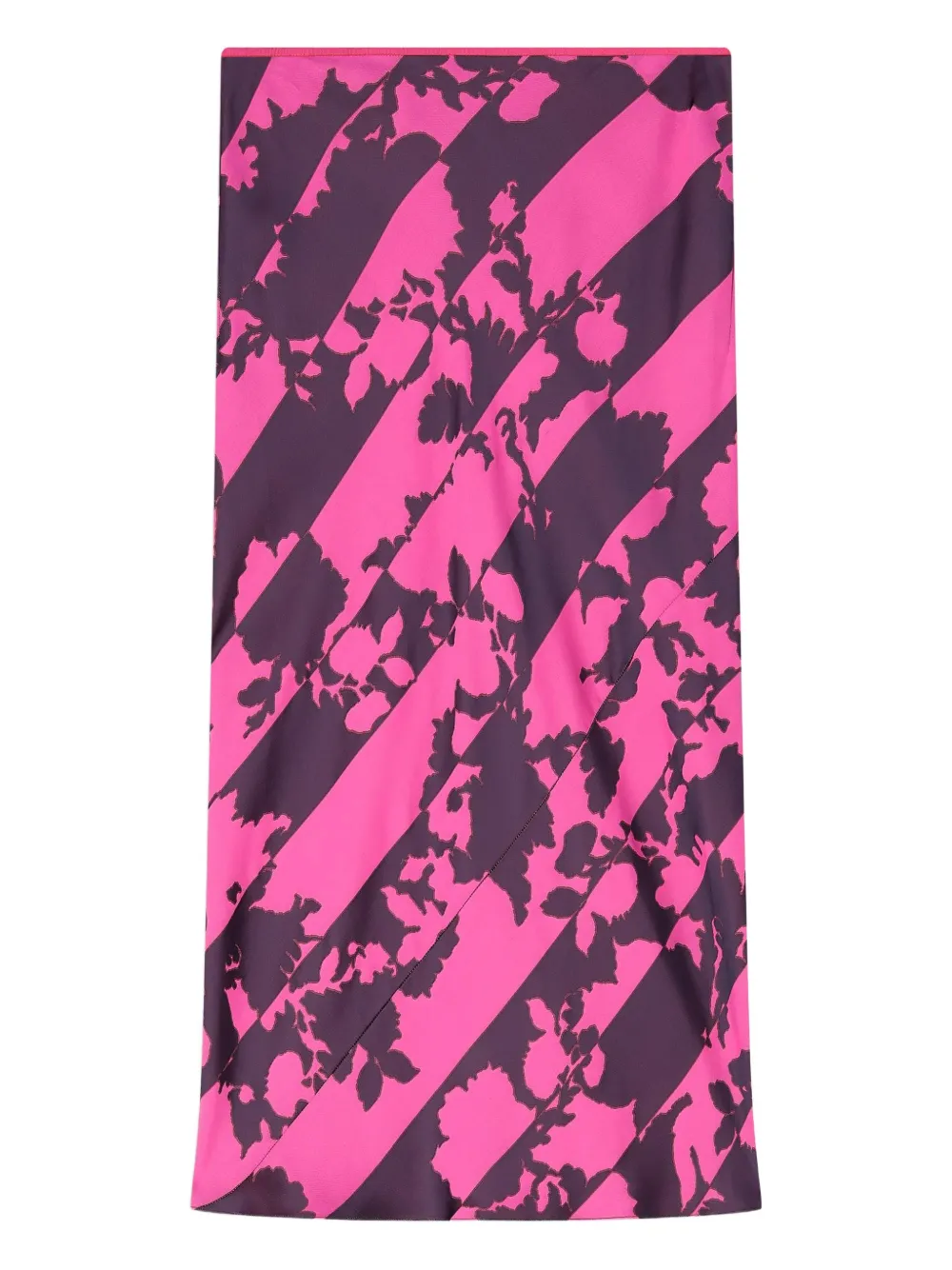 

Юбка миди с принтом DRIES VAN NOTEN, розовый