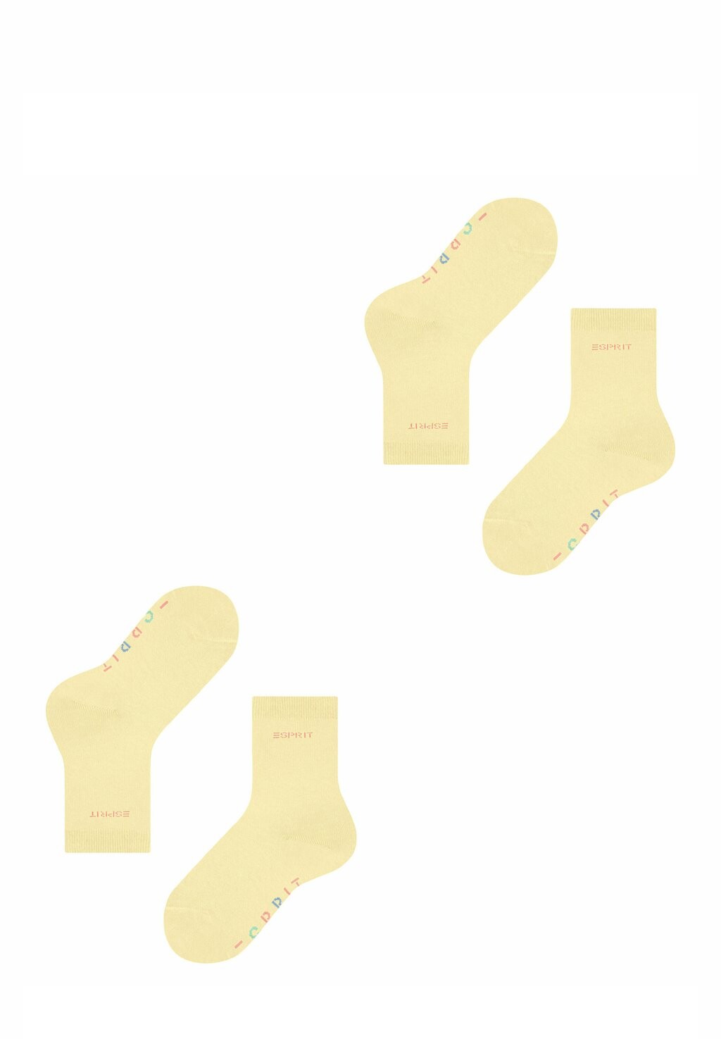 

Носки FOOT LOGO SO 2PACK Esprit, светло-желтый