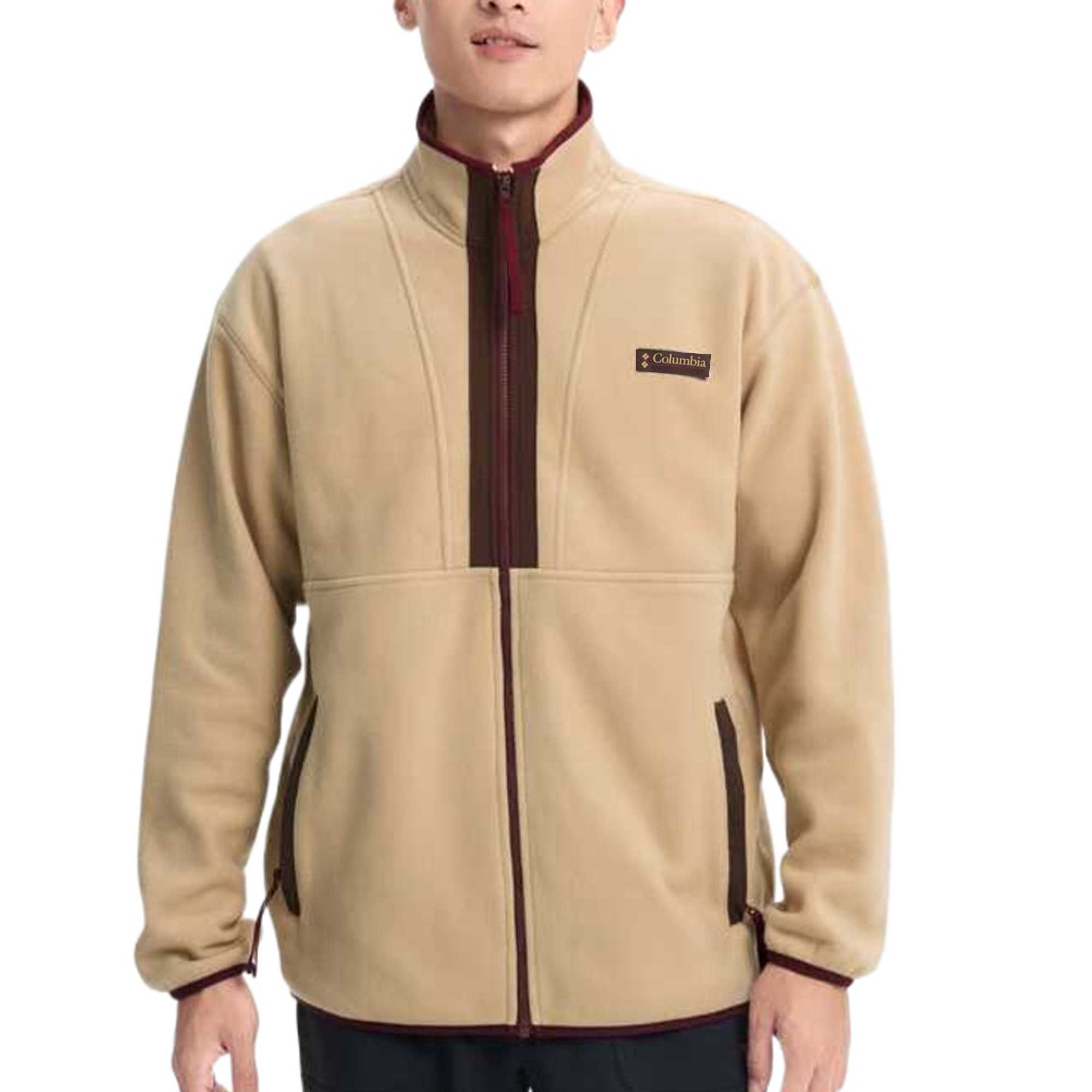 

Мужская куртка с воротником-стойкой, средней жесткости, другие Columbia, хаки