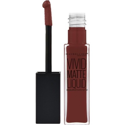 

Maybelline Color Sensational Vivid Matte Liquid Lipstick Coffee Buzz, Maybelline New York