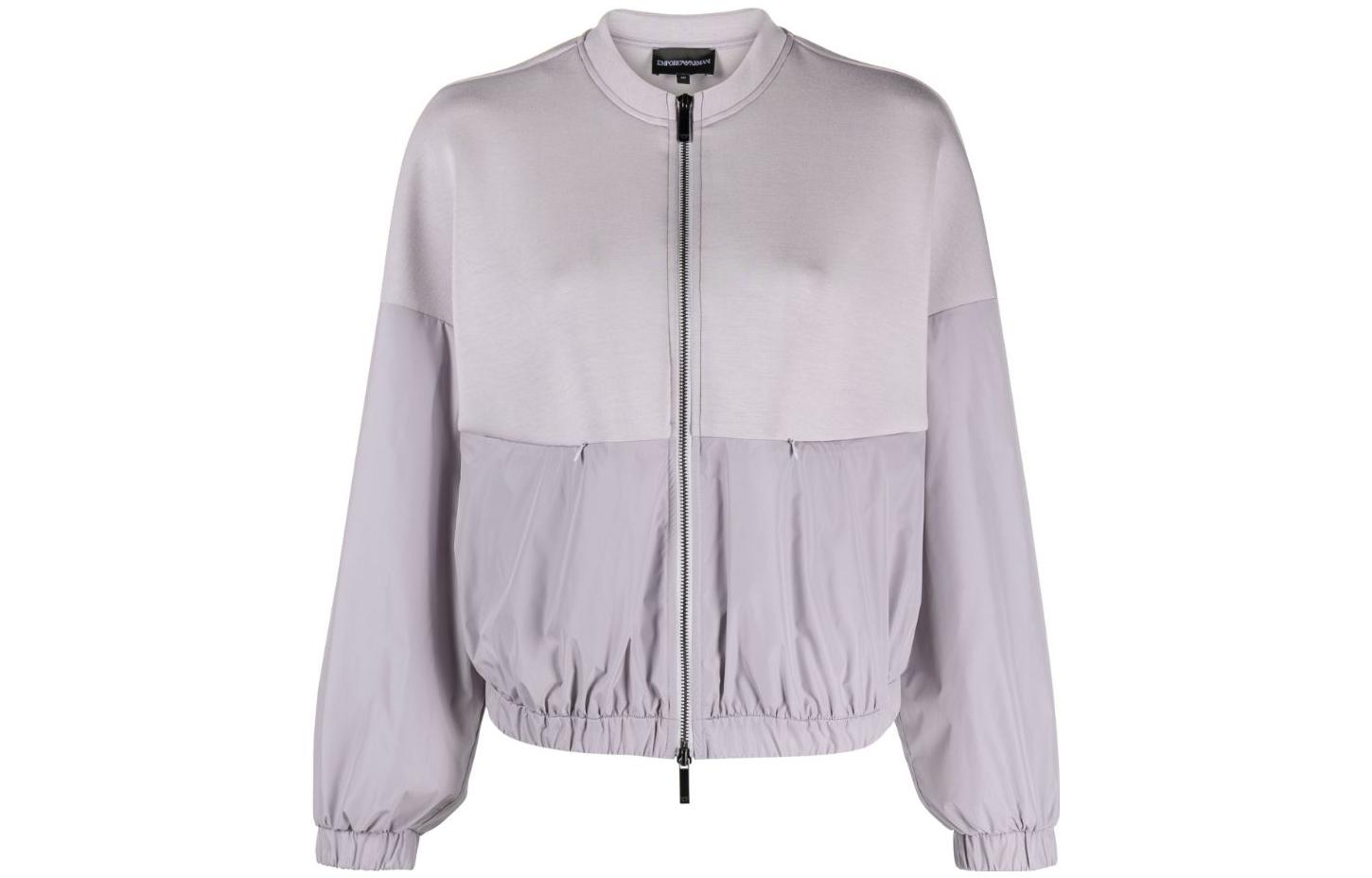 

Куртка-бомбер из джерси с аквалангом и вставками EMPORIO ARMANI, фиолетовый