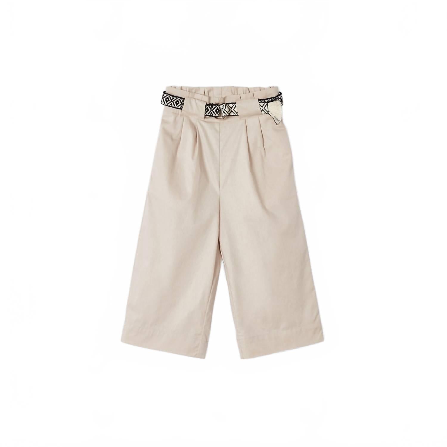 

Короткие брюки с поясом в миндальном цвете Mayoral, Almond