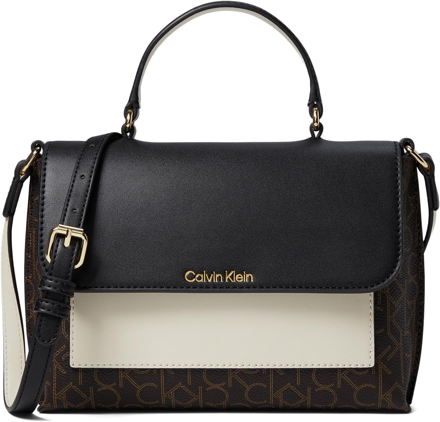 

Сумка через плечо Calvin Klein Odette Signature, Brown/Khaki/Black/White