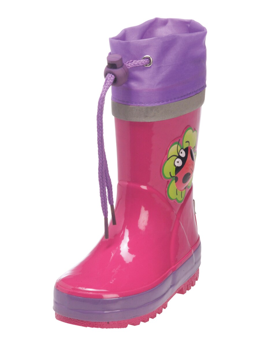 

Ботинки PLAYSHOES Rubber Boots Glückskäfer, розовый