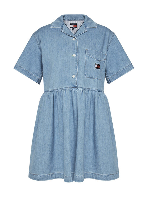 

Джинсовое платье свободного кроя DW0DW20372 Tommy Jeans, синий