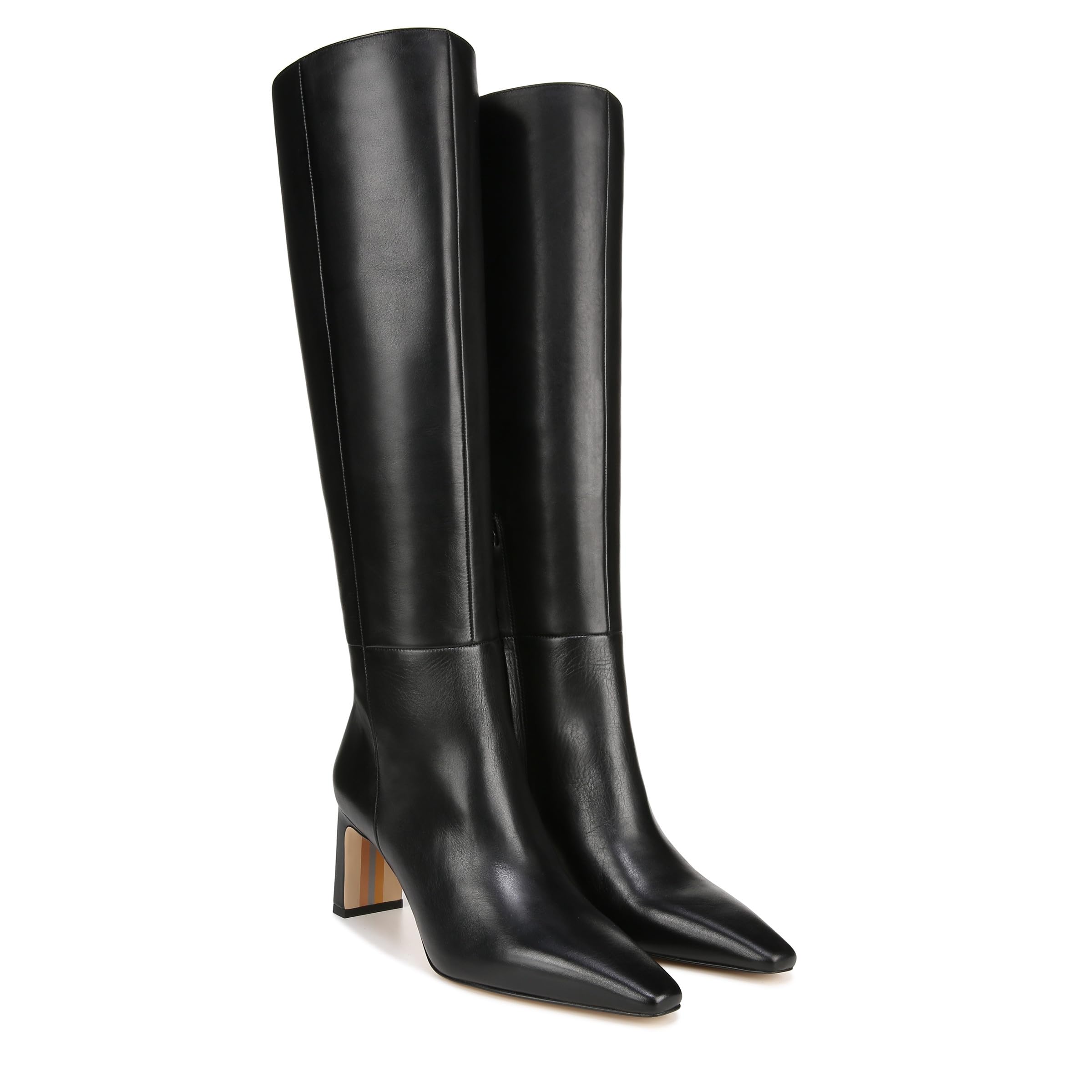 Ботинки Sam Edelman Sylvia Wide Calf, цвет Black Leather Wide Calf