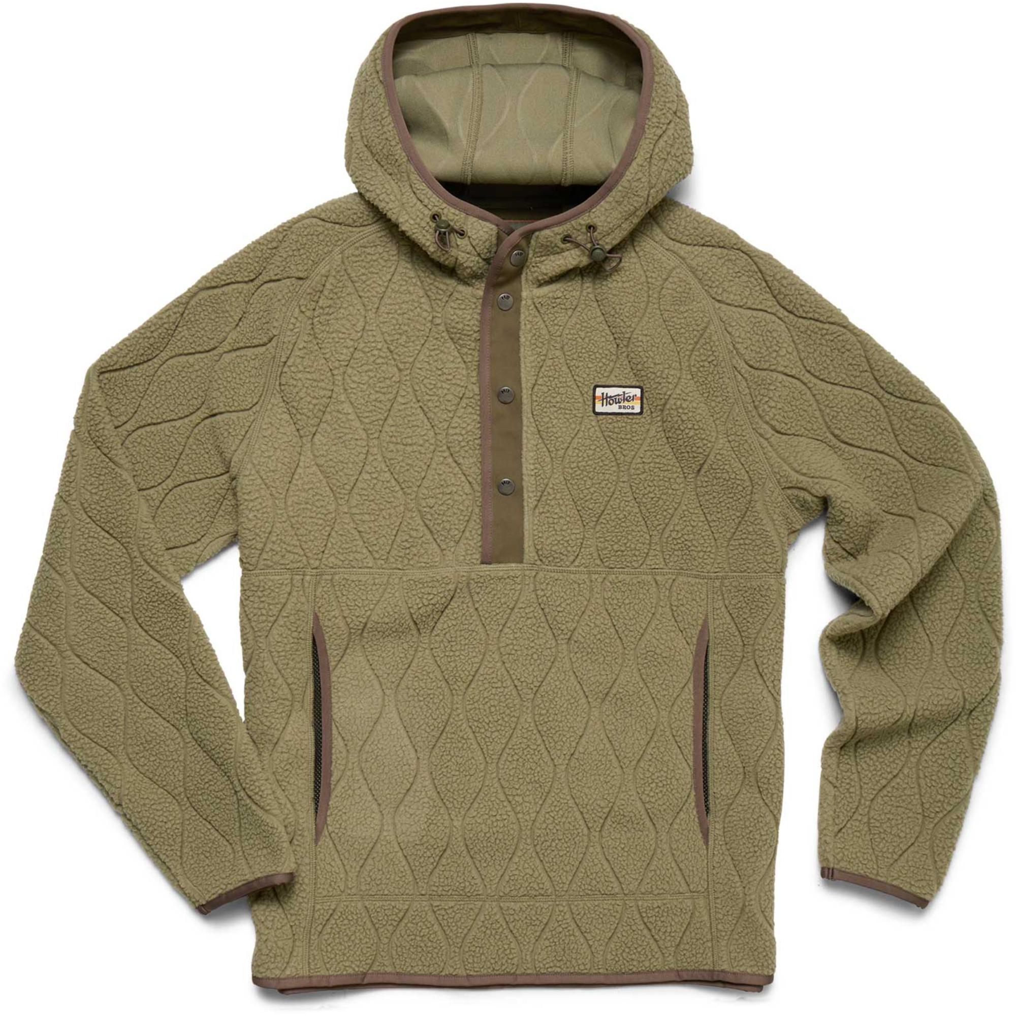 

Мужской пуловер Chisos с капюшоном Howler Brothers, Capillary Waves/Lichen Green