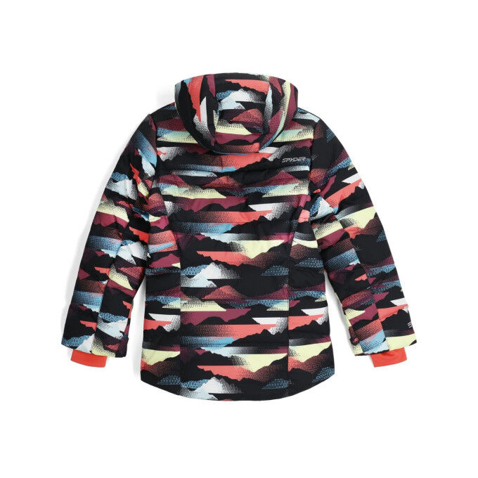 

Пуховик для девочек Spyder Zadie с капюшоном - разноцветный горный принт