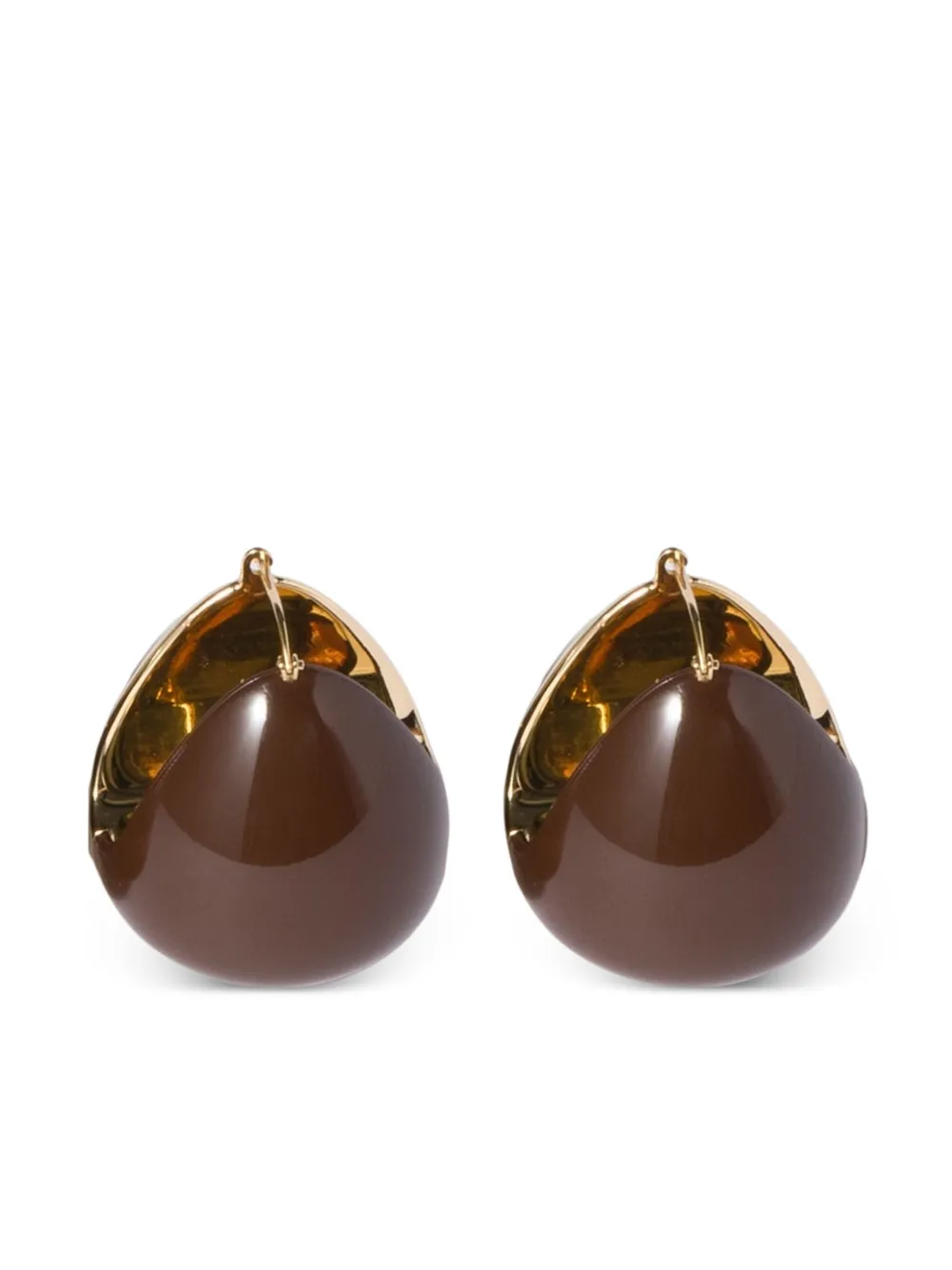 

Серьги-кольца в двух цветах MIU MIU, золотой