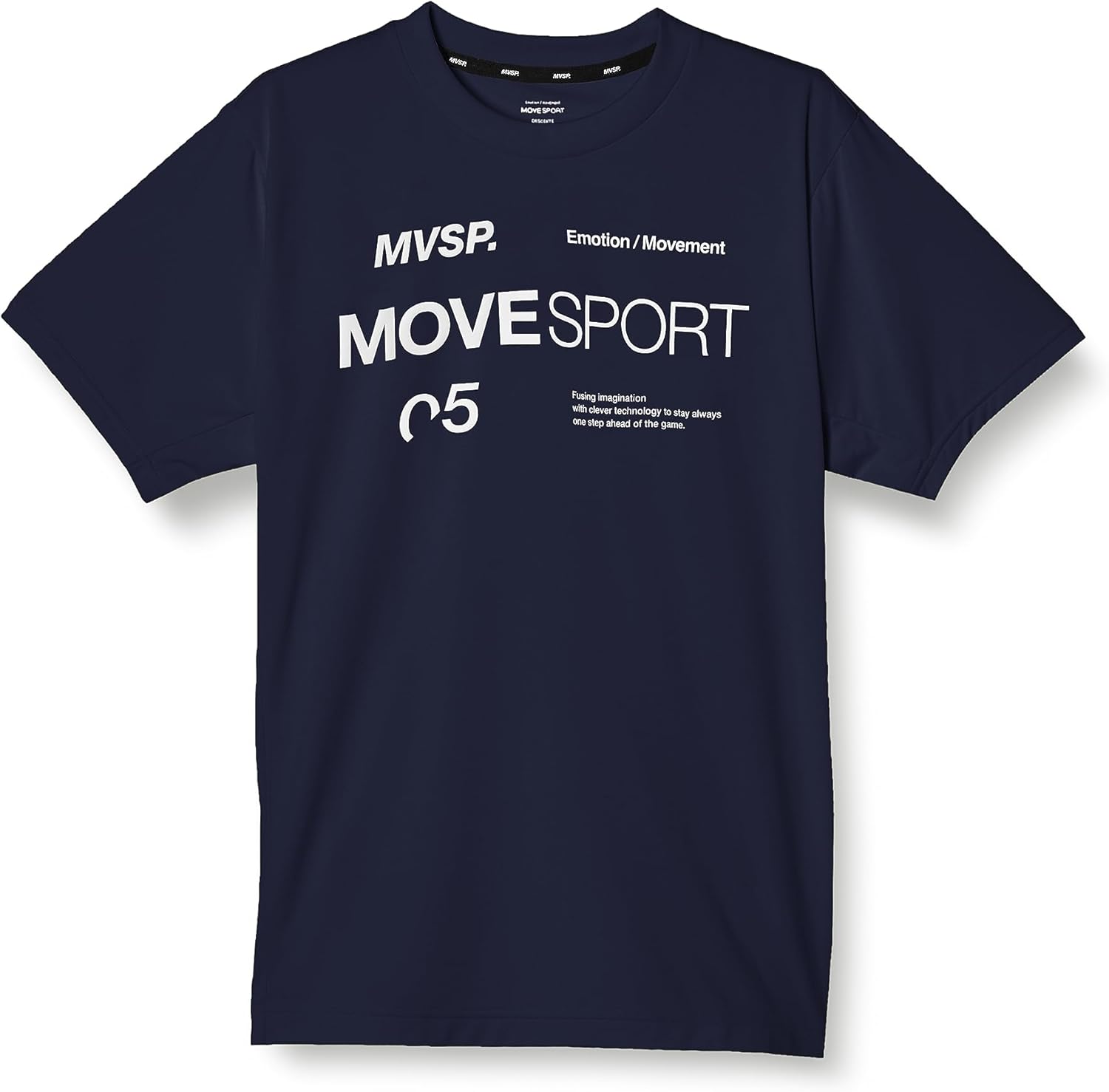 

Футболка Move Sports Coolist, Descente, Move Sport, впитывает пот, быстро сохнет, отводит тепло, охлаждает, круглый вырез, короткий рукав, мужская Movesport