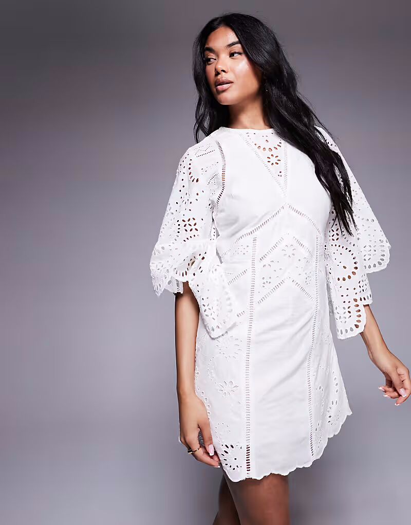 

Платье Allsaints luci в белоснежном цвете