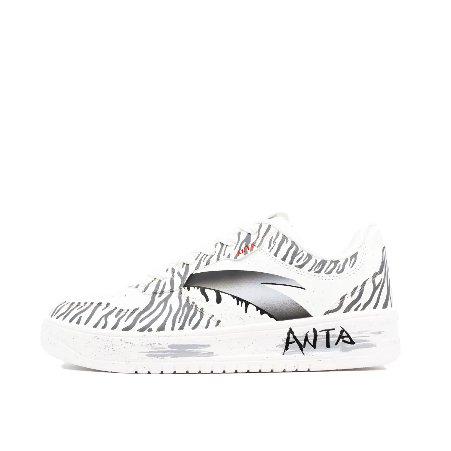 

Мужские расслабленные нескользящие износостойкие низкие кроссовки для скейтбординга ANTA, белый