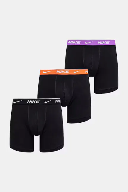 Боксеры из хлопка 3 шт Nike, черный