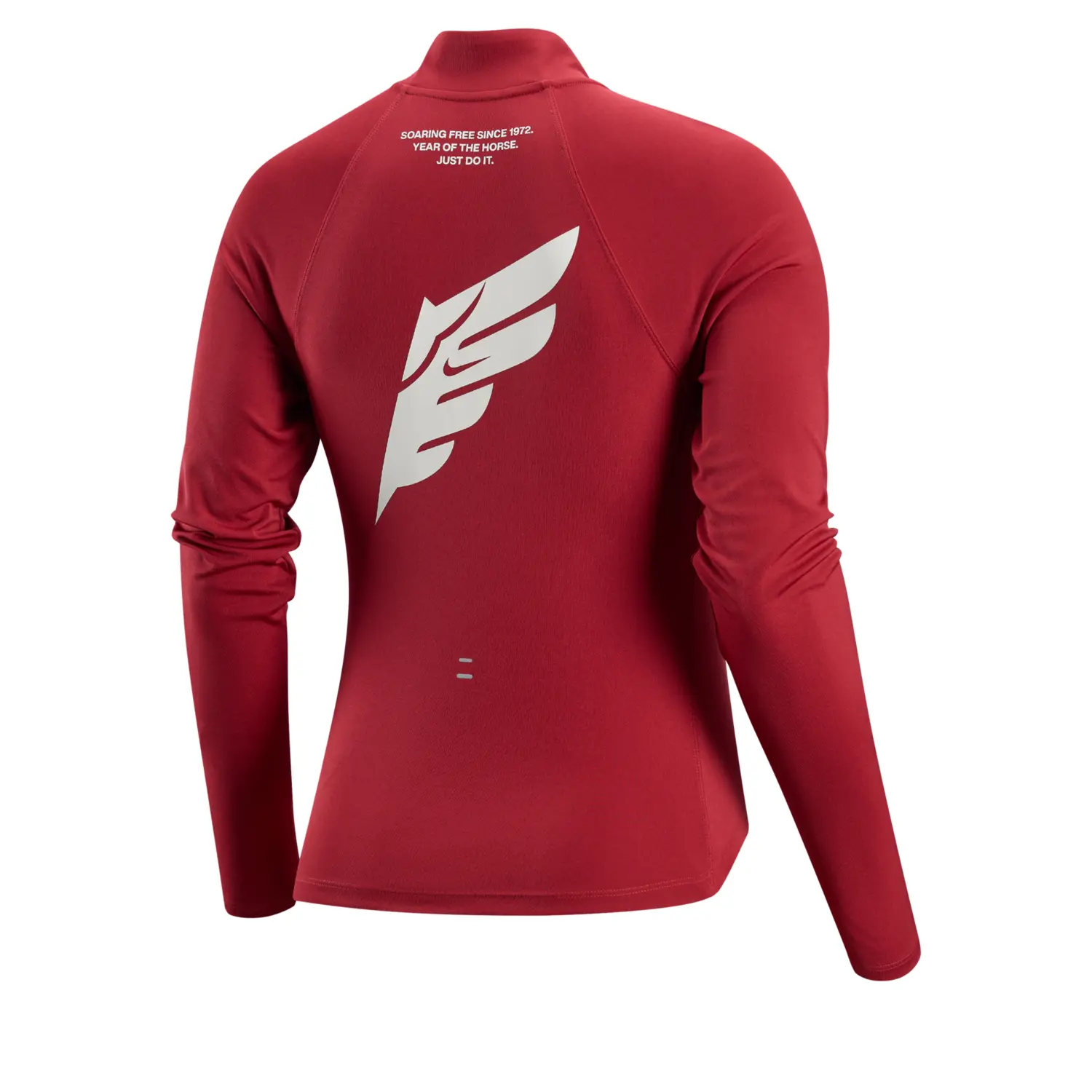 Dri Fit FW25 Футболка для бега женская Nike, темно красный team — фото 3