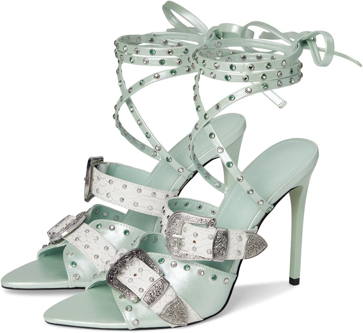 Туфли Steve Madden Women's Saddle, Aqua Multi