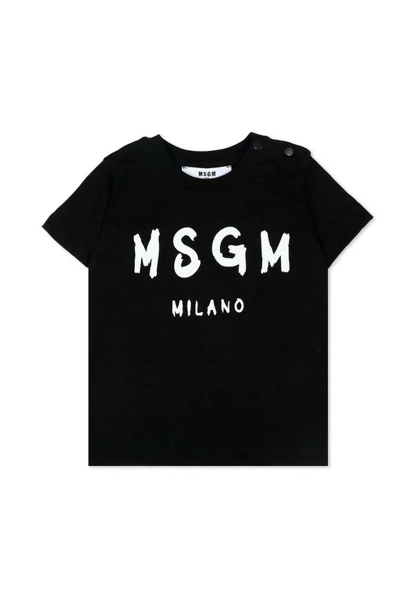 Футболка унисекс с принтом Msgm, Black