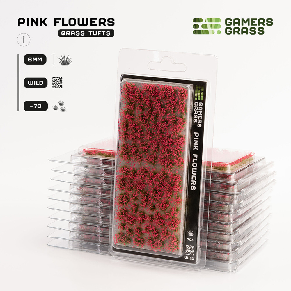 

Аксессуары Gamers Grass Gamers Grass Tufts: Pink Flowers - Wild 6mm