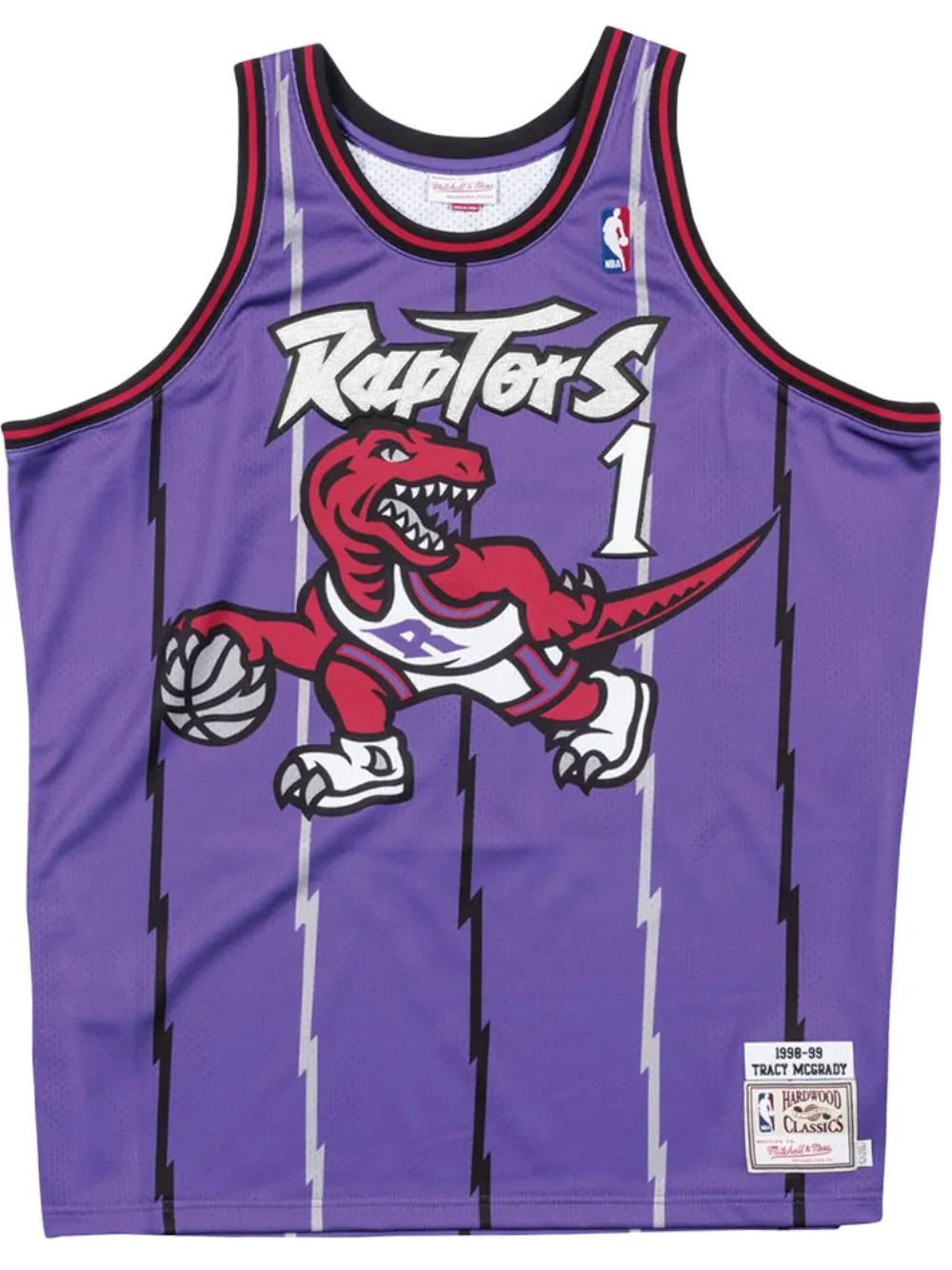 

Топ NBA Toronto Raptors 98 Tracy Mcgrady Mitchell & Ness, фиолетовый