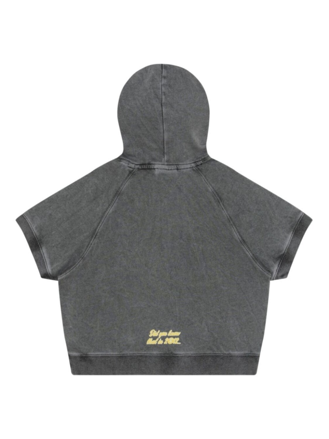 

Худи с короткими рукавами и логотипом AAPE BY *A BATHING APE, серый