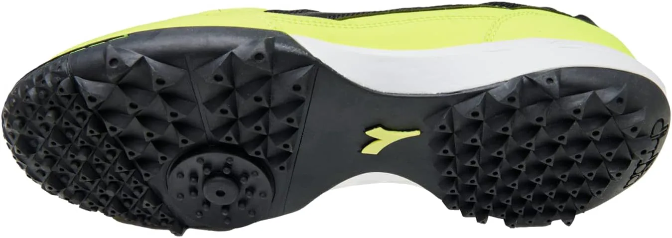 

Футбольные бутсы Diadora Calcetto LT для игры на искусственном газоне - натуральная кожа, улучшенная амортизация, резина с повышенной износостойкостью, искусственный газон, оптимальное сцепление и стабильность, желтый/черный